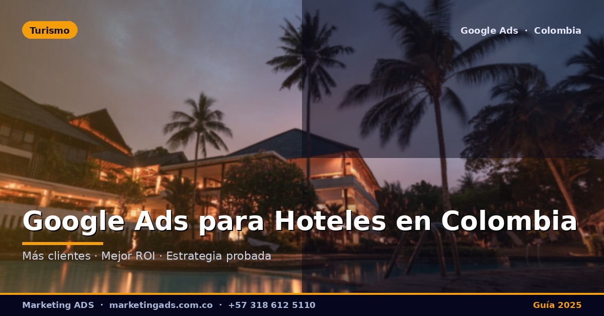 Google Ads para Hoteles y Hospedajes en Colombia: Guía Definitiva 2025