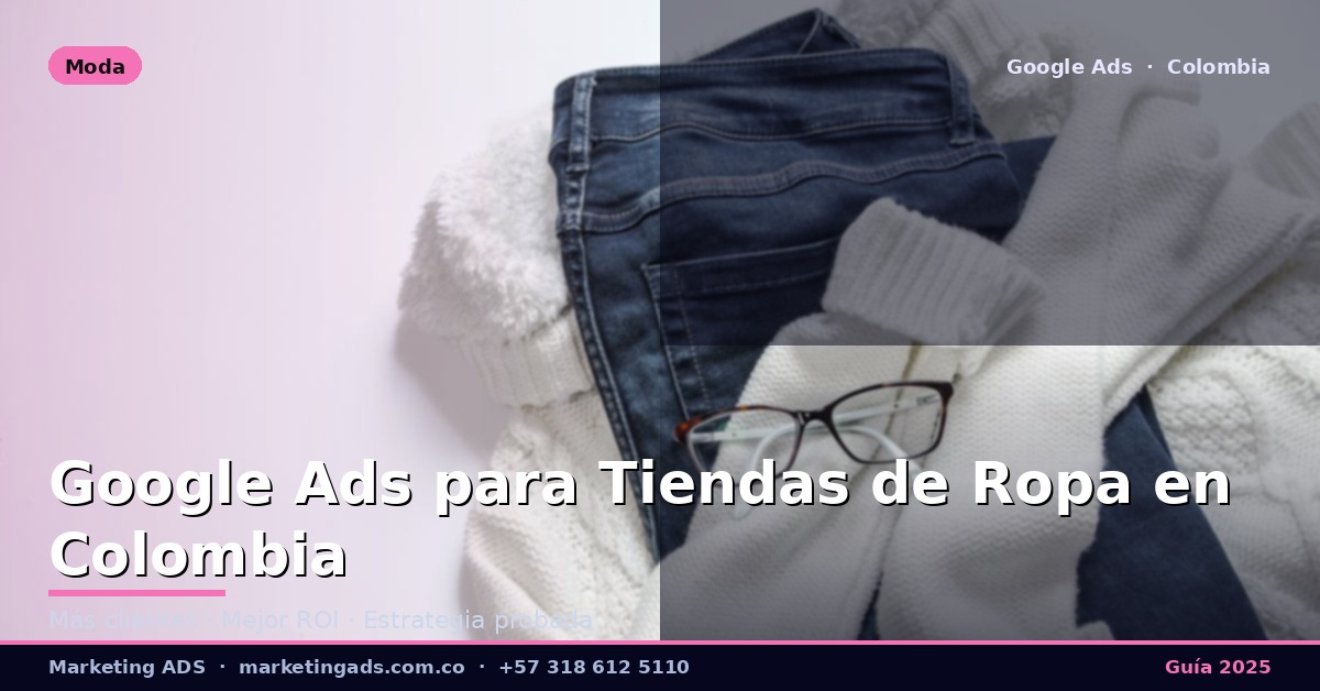 Google Ads para Tiendas de Ropa y Moda en Colombia: Guía Definitiva 2025
